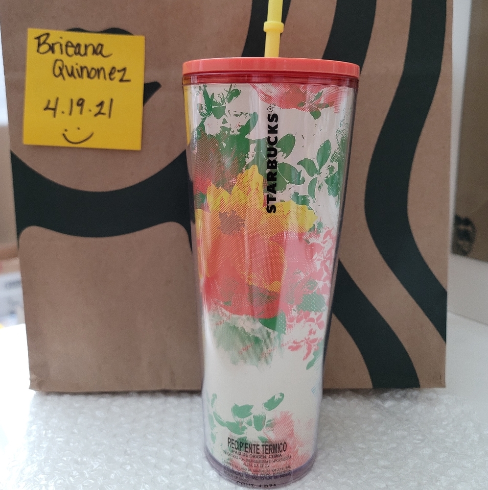 Starbucks Mexico Floral Tumbler